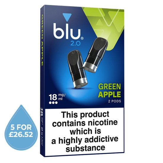 Blu 2.0 Green Apple Pods