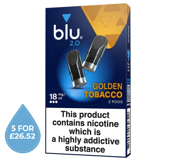 Blu 2.0 Golden Tobacco Pods