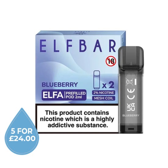 Elf Bar ELFA Prefilled Blueberry Pods