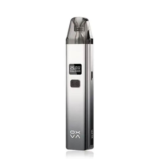 Oxva Xlim v2 Pod Kit - Shiny Silver Black