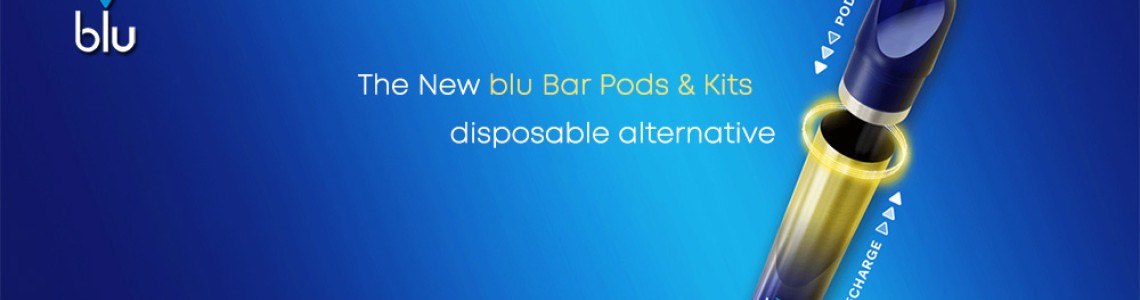 New -  blu Bar Rechargeable Kit and Pods