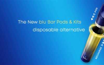 New -  blu Bar Rechargeable Kit and Pods