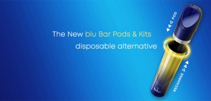 New -  blu Bar Rechargeable Kit and Pods