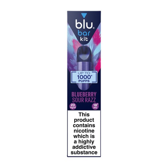 blu Bar Pod Kit - Blue Sour Razz