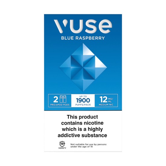 Vuse Blue Raspberry ePods 12mg