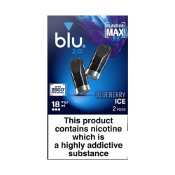 Blu 2.0 - Blueberry Ice Pods 9mg & 18mg (MAX)