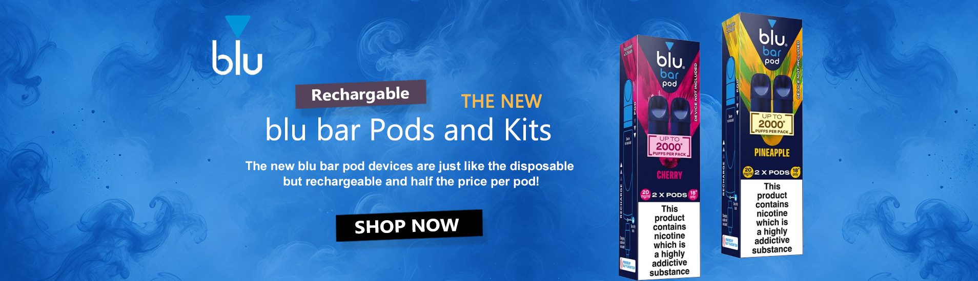 blu bar pods and kits