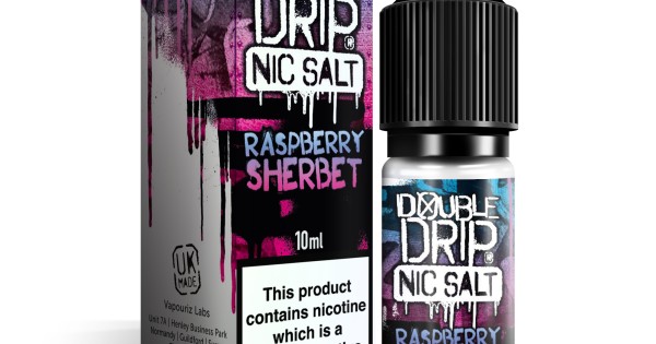 Raspberry & Apple Nic Salt E-Liquid by Double Drip