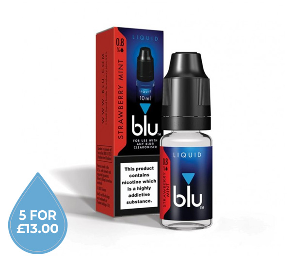 Blu Strawberry Mint E Liquid 18mg LIQUIDS eCigs Direct