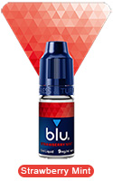 blu strawberry mint eliquid